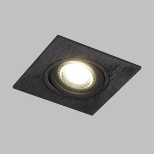 DK3021-BK Встраиваемый светильник, IP 20, 10 Вт, GU5.3, LED, черный, пластик